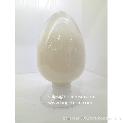 Acid recovery ion exchange resin